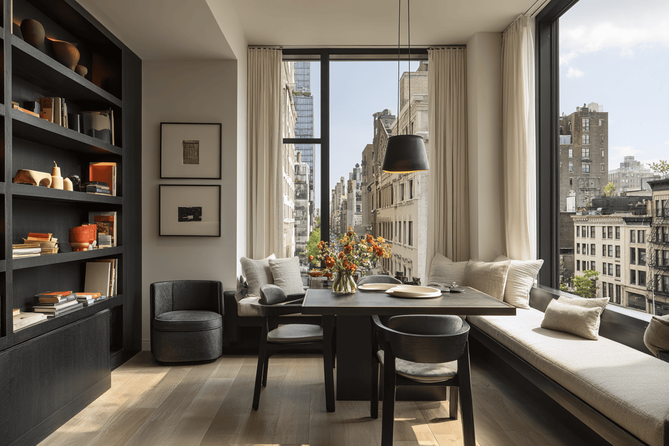 High-end interior installation day in a NYC residence with coordinated logistics and designer oversight